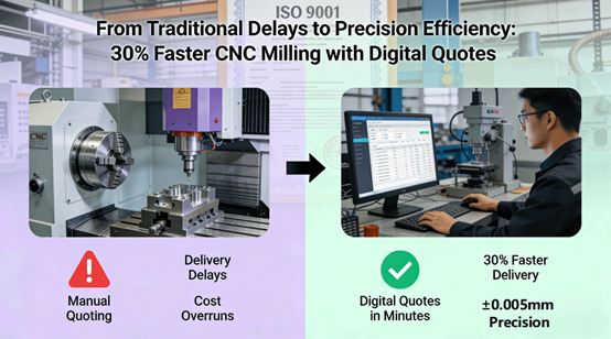 How Precision Engineering Solves Custom Part Challenges: A Guide to 30% Faster CNC Milling with Digital Quotes