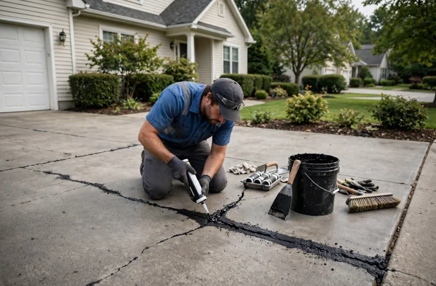 Concrete Driveway Repair Methods That Prevent Small Surface Cracks From Developing Into Larger Problems